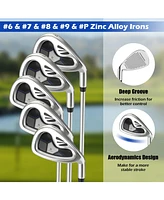 Slickblue Men's 9 Pieces Complete Golf Club Set