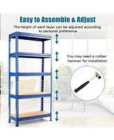 5-Tier Steel Shelving Unit Storage Shelves Heavy Duty Rack