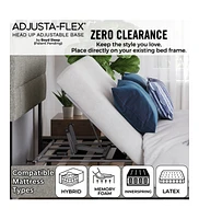 Boyd Sleep Adjusta-Flex Power Adjustable Head Lift Base with Wireless Remote Control, Bed Recliner Anti