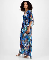 I.n.c. International Concepts Women's Floral-Print Kaftan Dress, Created for Macy's