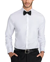 Calabrum Men's Solid Black Pre-Tied Bow Tie