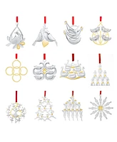 Nambe 12 Days of Christmas Ornaments Set