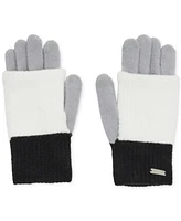 Steve Madden Women's Color-Blocked Long Cuff Magic Gloves