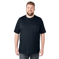 Boulder Creek Big & Tall by KingSize Heavyweight Pocket Crewneck T-Shirt