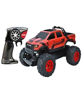 Toy Shock Jeep Red Wrangler Rubicon Rc Car