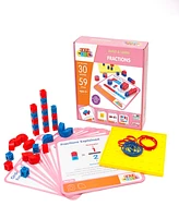 Junior Learning Mathcubes - Fractions Activity Set