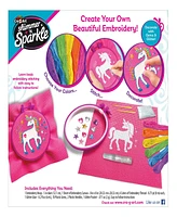 Cra-z-Art Shimmer N' Sparkle Unicorn Embroidery Kit