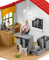 Schleich Farm World Veterinarian Practice With Pets Playset
