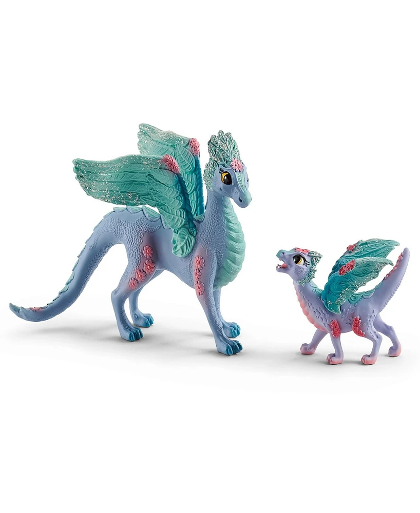 Schleich Bayala Blossom Dragon Mother Child Figurine