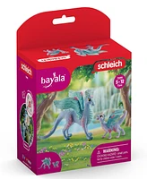 Schleich Bayala Blossom Dragon Mother Child Figurine