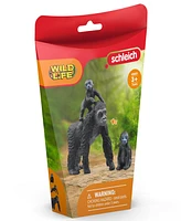 Schleich Wild Life Gorilla Family Jungle Playset