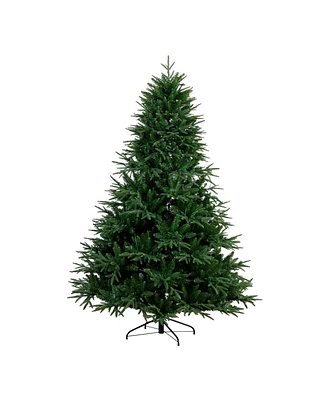 Nearly Natural 7ft. Pre-Lit Artificial Edmonton Fir Light Show Memory Shape Christmas Tree with Instant Connect Technology and 460 Color Changing Led