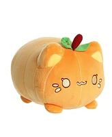 Aurora Small Pumpkin Meowchi Tasty Peach Spooky Plush Toy Orange 7"