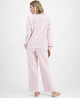 Charter Club Women's 2-Pc. Cotton Flannel Packaged Pajamas Set, Created for Macy's