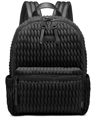 Dkny Mack Medium Quilted Nylon Backpack