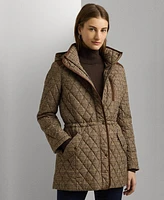 Lauren Ralph Lauren Women's Hooded Anorak Quilted Coat