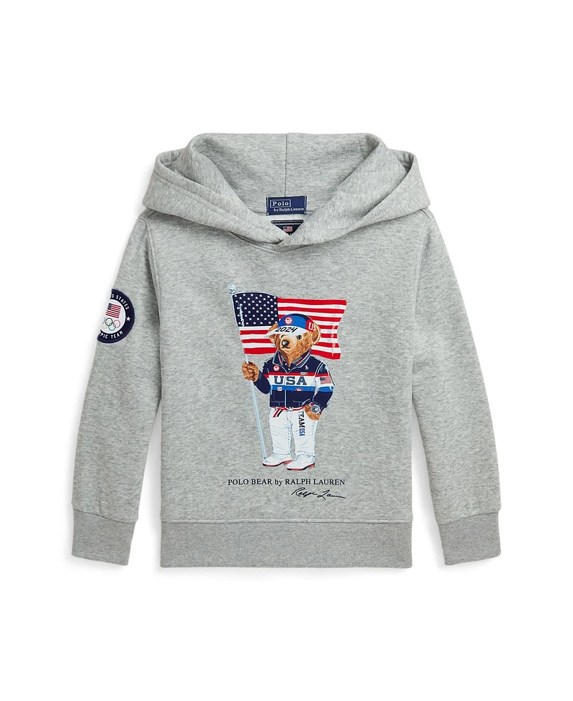 Polo Ralph Lauren Toddler and Little Boys Team Usa Bear Fleece Hoodie