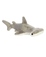 Aurora Medium Eco Softies 8" Hammerhead Shark Eco Nation Eco-Friendly Plush Toy Gray 10"