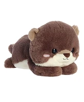 Aurora Small Oddie Otter Too Cute Playful Plush Toy Brown 9.5"