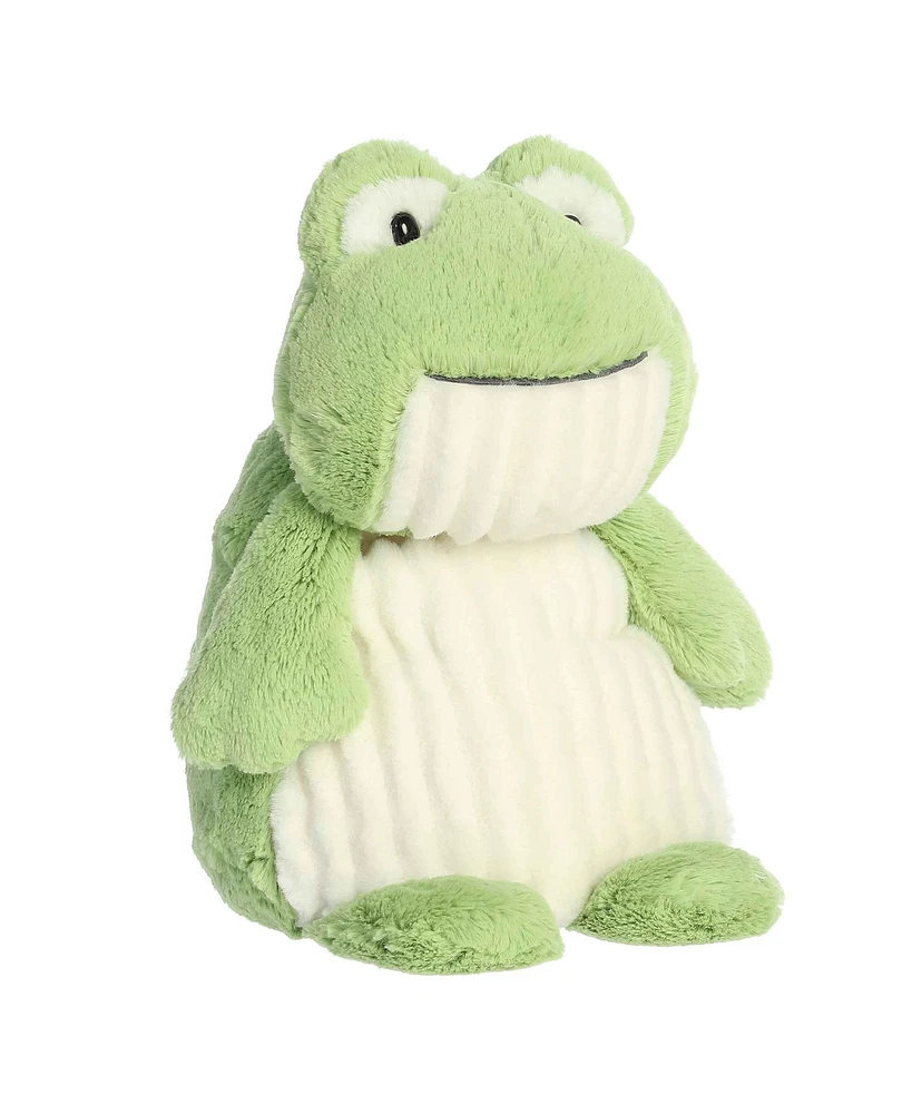 Aurora Large Fuzzy Frog Huggle Pals Cuddly Plush Toy Green 12.5"