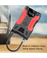 Alpha Digital Car Jump Start & 150PSI Tire Inflator: 3000A Peak- 7L Gas/5L Diesel