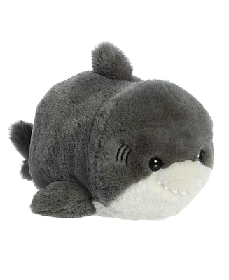 Aurora Medium Sebastian Shark Spudsters Adorable Plush Toy Gray 12"