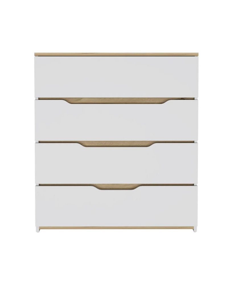 Simplie Fun Zoe Dresser, Superior Top, Four Drawers