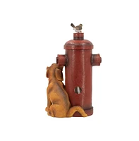 Simplie Fun Captivating Fire Hydrant Fountain Whimsy and Tranquility for Your Outdoor Oasis