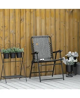 Simplie Fun Modern Triangle Bench Enhance Your Outdoor Oasis with Chic Seating