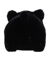 Aurora Medium Bella Black Cat Spudsters Adorable Plush Toy Black 10"