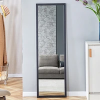 Eco-Friendly Solid Wood Wall Mirror with Easy Assembly