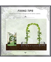 Versatile Wedding Arch & Garden Gate Delicate European Chic for Garden and Events
