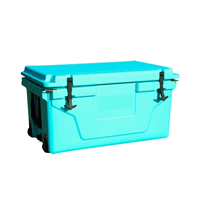 Simplie Fun Hot Selling Blue Color 65Qt Outdoor Cooler Fish Ice Chest Box 2022 Popular Camping Cooler Box