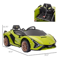 Streamdale Furniture Lamborghini Licensed Kids Suv Officially Licensed Ride-On Car with Remote Control