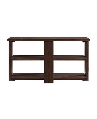 Simplie Fun Niamey Sofa Table, Walnut