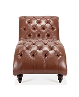 Streamdale Furniture Tufted Armless Chaise Lounge