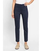 Olsen Women's Pia Fit Slim Leg Cropped Pant