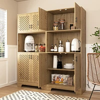 Freestanding Kitchen Pantry Modern Minimalism Meets Ample Storage