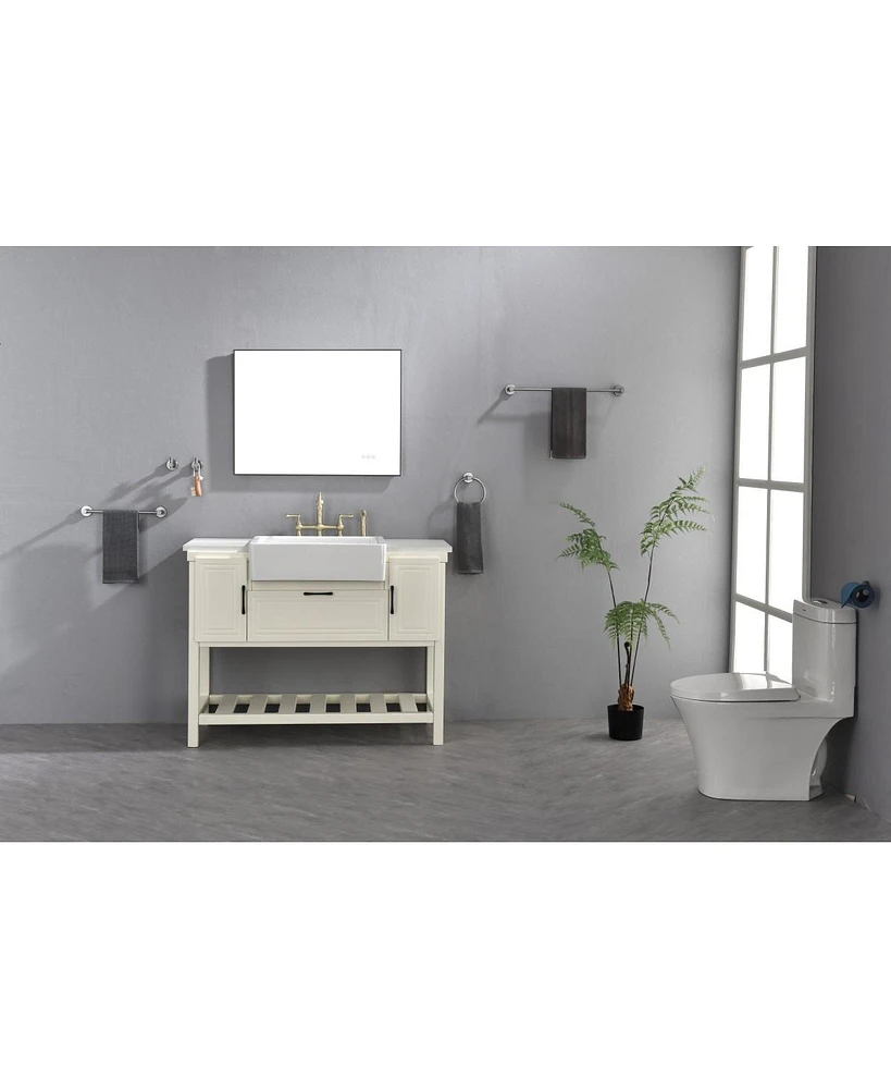 Streamdale Furniture 32X 24 Inch Led Mirror Bathroom Vanity Mirror With Backlight