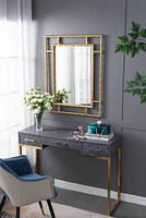 Bethany Green Box Exquisite Storage with Gemstone Finial for Modern Homes