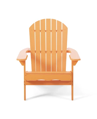 Simplie Fun Transitional & Durable Adirondack Chair Style and Comfort for Your Outdoor Haven