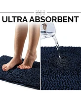 Soft Shaggy Bathroom Rug - Ultra Absorbent Bath Mats for Bathroom Non Slip Carpet