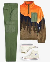 Sun Stone Mens Arthur Sunset Sherpa Jerry Utilty Pants Created For Macys