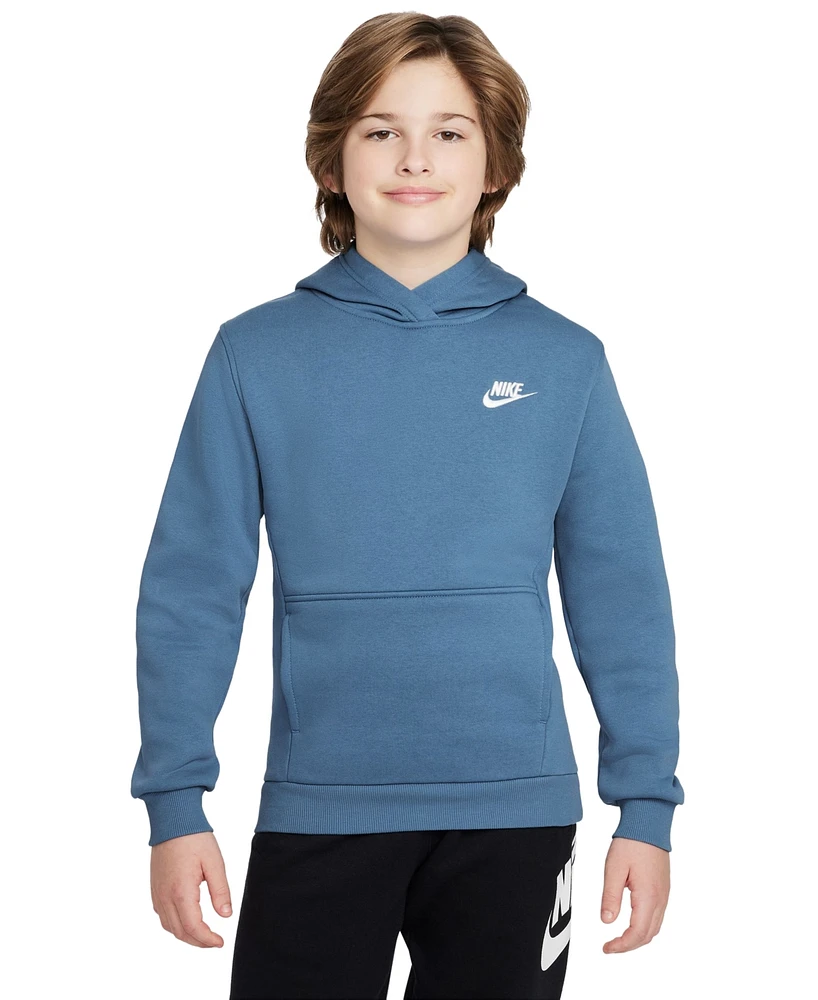 Nike Sportswear Big Kids Club Fleece Pullover Hoodie