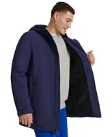 Champion Men's Performance Hooded, Faux Sherpa-Lined Peacoat Jacket