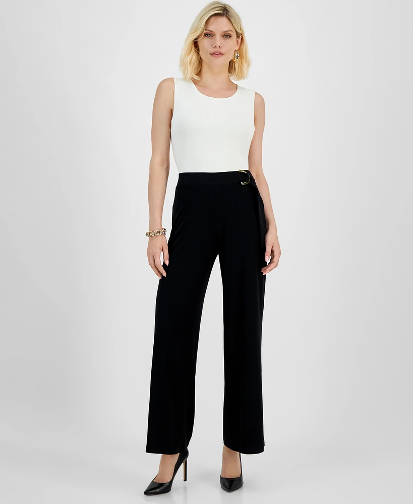 I.n.c. International Concepts Pull-On Flare-Leg Pants, Regular & Petite Sizes, Created for Macy's