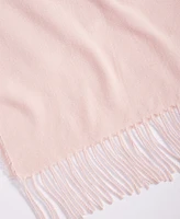 Style & Co Fringe Detail Solid Soft Wrap, Created for Macy's