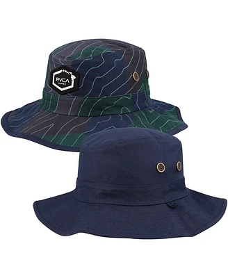 Rvca Men's Navy Island Hex Reverse Boonie Hat