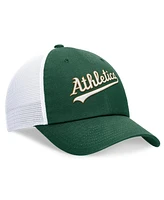 Nike Men's Green Oakland Athletics Evergreen Wordmark Trucker Adjustable Hat