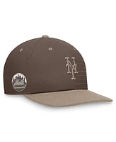 Nike Men's Brown New York Mets Statement Ironstone Pro Performance Snapback Hat